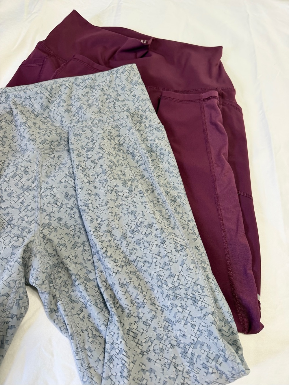 Spyder Active Lot 2 Women L Leggings Long Sleeve Athletic Workout Set Purple - Picture 4 of 6